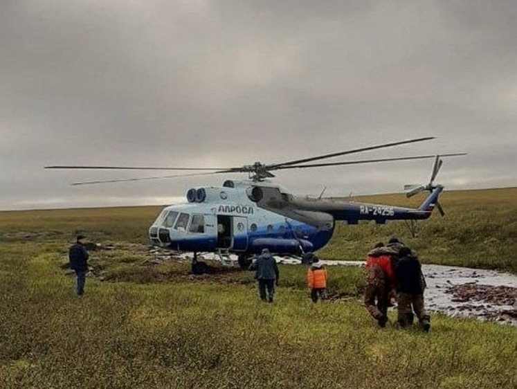 Изображение «АЛРОСА» помогла спасти оленевода в тундре