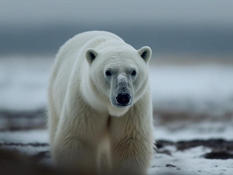 Изображение На Ямале нашли меры против наводящего на людей ужас белого медведя