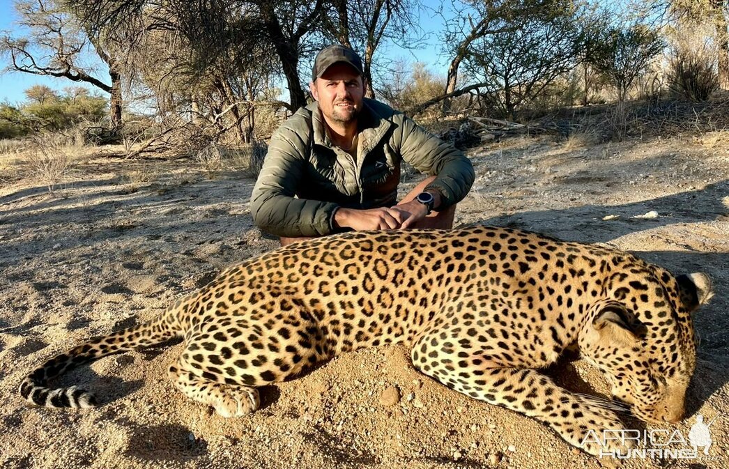 Охота на леопарда в Намибии
