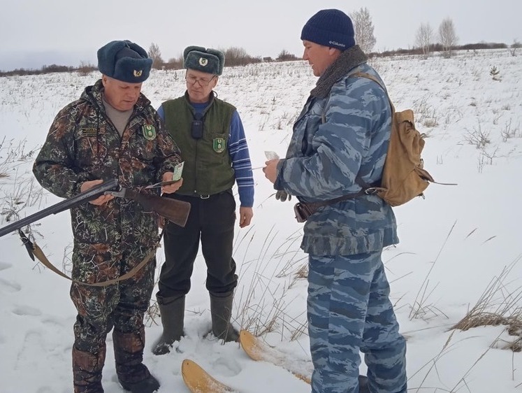 Изображение Охотинспекторы проводят регулярные рейды в лесах Пензенской области